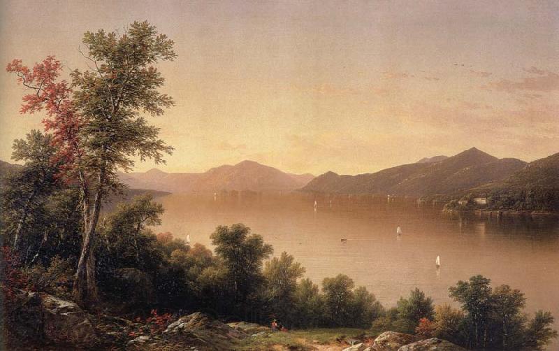 Casilear John William View on Lake George Norge oil painting art